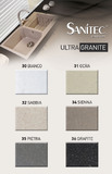 ΝΕΡΟΧΥΤΗΣ SANITEC ULTRA GRANITE COD 850 79x50εκ.