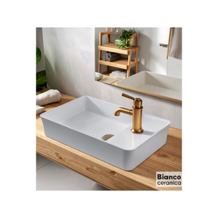 ΝΙΠΤΗΡΑΣ BIANCO CERAMICA ΕΠΙΤΡΑΠΕΖΙΟΣ LINA 34790-300 64x39.5εκ.