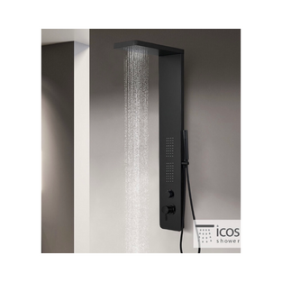 ΣΤΗΛΗ ΝΤΟΥΣ OPRA BLACK MATT ICOS SHOWER