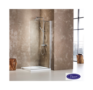 ΔΙΑΧΩΡΙΣΤΙΚΟ DEVON IWIS WD WALK-IN 40 (37-39) WD40C-100 ΧΡΩΜΙΟ CLEAN GLASS