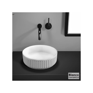 ΝΙΠΤΗΡΑΣ BIANCO CERAMICA ETNA-S ΕΠΙΤΡΑΠΕΖΙΟΣ 33136-301 Φ36εκ.