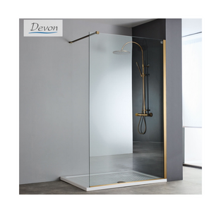 ΔΙΑΧΩΡΙΣΤΙΚΟ DEVON IWIS WALK-IN 60 (56-58) IW60C-221 BRONZE BRUSHED CLEAN GLASS