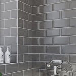 ΠΛΑΚΑΚΙ BISELADO BRILLO GRIS 10x20
