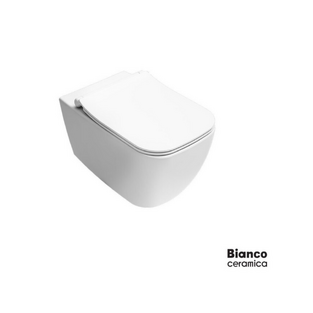 ΛΕΚΑΝΗ BIANCO CERAMICA MIZO RIMLESS ΚΡΕΜΑΣΤΗ 361600SC-301