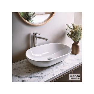 ΝΙΠΤΗΡΑΣ BIANCO CERAMICA LOOP ΕΠΙΤΡΑΠΕΖΙΟΣ 32055-300 57.5x36.5εκ.