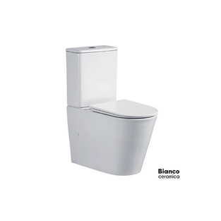 ΛΕΚΑΝΗ BIANCO CERAMICA VERSA RIMLESS X.Π BACK TO WALL VR12000SC-300 62εκ.