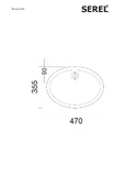 ΝΙΠΤΗΡΑΣ SEREL ΥΠΟΚΑΘΗΜΕΝΟΣ 0551-300 47x35.5εκ.