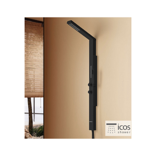 ΣΤΗΛΗ ΝΤΟΥΣ FINA BLACK MATT ICOS SHOWER