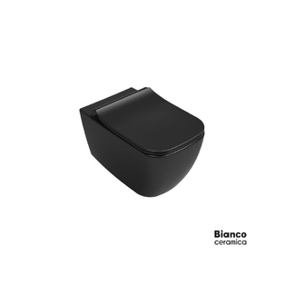 ΛΕΚΑΝΗ BIANCO CERAMICA MIZO RIMLESS ΚΡΕΜΑΣΤΗ 361600SC-401 51.5εκ.