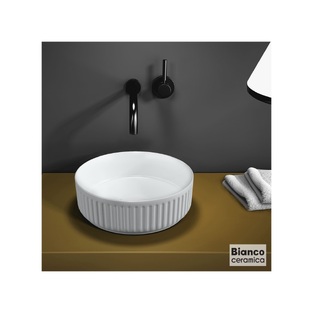 ΝΙΠΤΗΡΑΣ BIANCO CERAMICA ETNA-S ΕΠΙΤΡΑΠΕΖΙΟΣ 33136-300 Φ36εκ.
