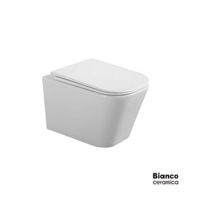 ΛΕΚΑΝΗ BIANCO CERAMICA ALBA 110 RIMLESS ΚΡΕΜΑΣΤΗ AL11000SC-300 49εκ.