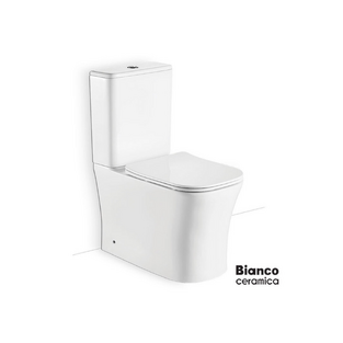 ΛΕΚΑΝΗ BIANCO CERAMICA NORMA RIMLESS X.Π BACK TO WALL NR12100SC-300 62εκ.