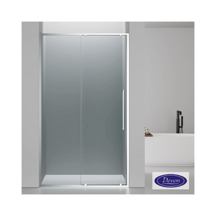 ΚΑΜΠΙΝΑ DEVON ELLI SLIDER 1+1 ΧΡΩΜΙΟ CLEAN GLASS