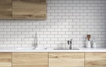 ΠΛΑΚΑΚΙ BISELADO BRILLO BLANCO 10x20