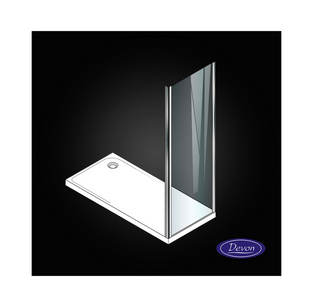 SIDE PANEL DEVON ELLI ΧΡΩΜΙΟ CLEAN GLASS