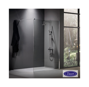 ΔΙΑΧΩΡΙΣΤΙΚΟ DEVON IWIS WALK-IN 60 (57-59) IW60C-100 ΧΡΩΜΙΟ CLEAN GLASS