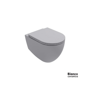 ΛΕΚΑΝΗ BIANCO CERAMICA LENTA RIMLESS ΚΡΕΜΑΣΤΗ 381600C-440 53εκ.