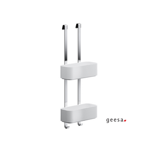 ΚΡΕΜΑΣΤΗ ΜΠΟΥΚΑΛΟΘΗΚΗ ΔΙΠΛΗ FRAME 8902-300 ΛΕΥΚΟ ΜΑΤ GEESA