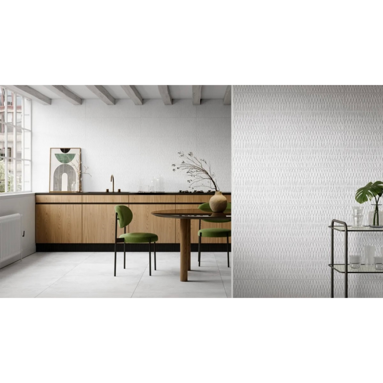 ΠΛΑΚΑΚΙ SANTORINI CONCEPT WHITE PURE RETT 30x90